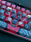 Hayabusa 60% Keyboard - Red Oni Dragon - Alpherior Keys