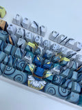Blue Oni Dragon Keycap Set - Alpherior Keys - Alpherior Keys