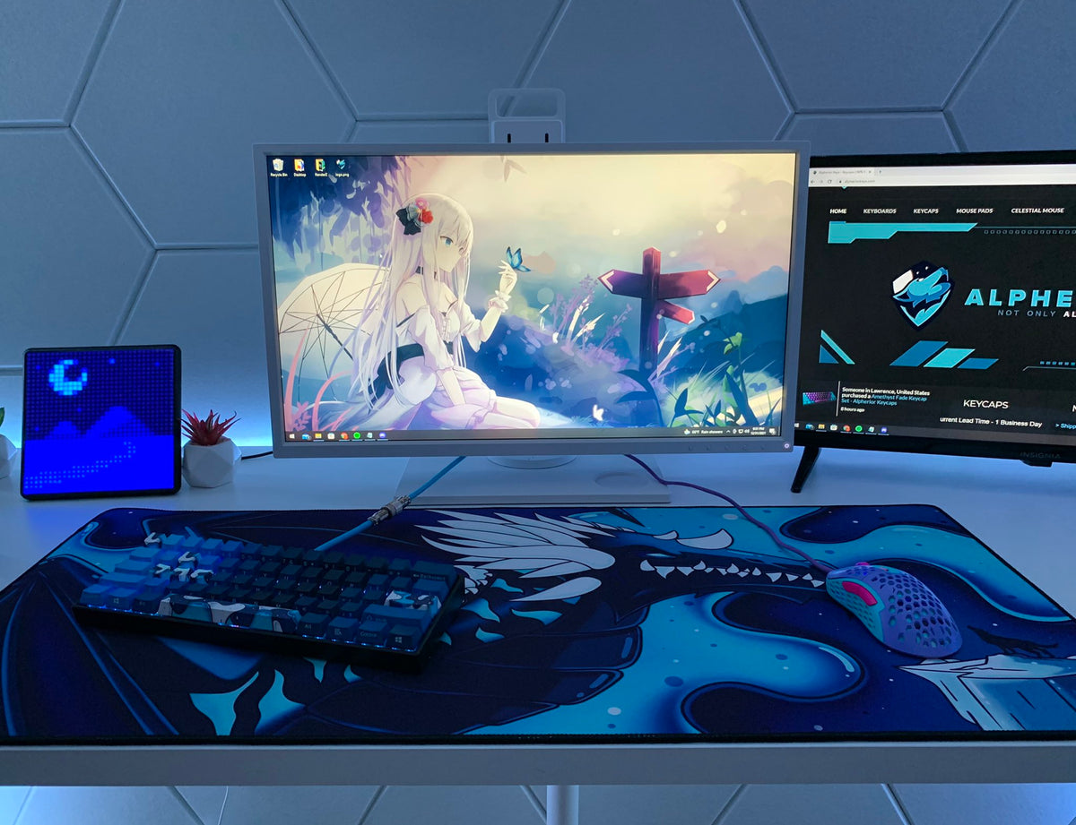 Blue Dragon XL Mouse Pad | Alpherior Keys