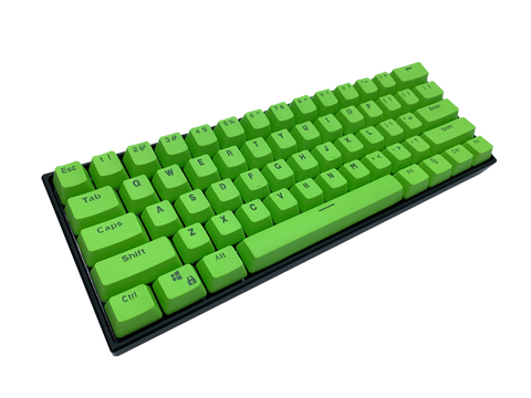 Hayabusa 60% Keyboard - Green - Alpherior Keys
