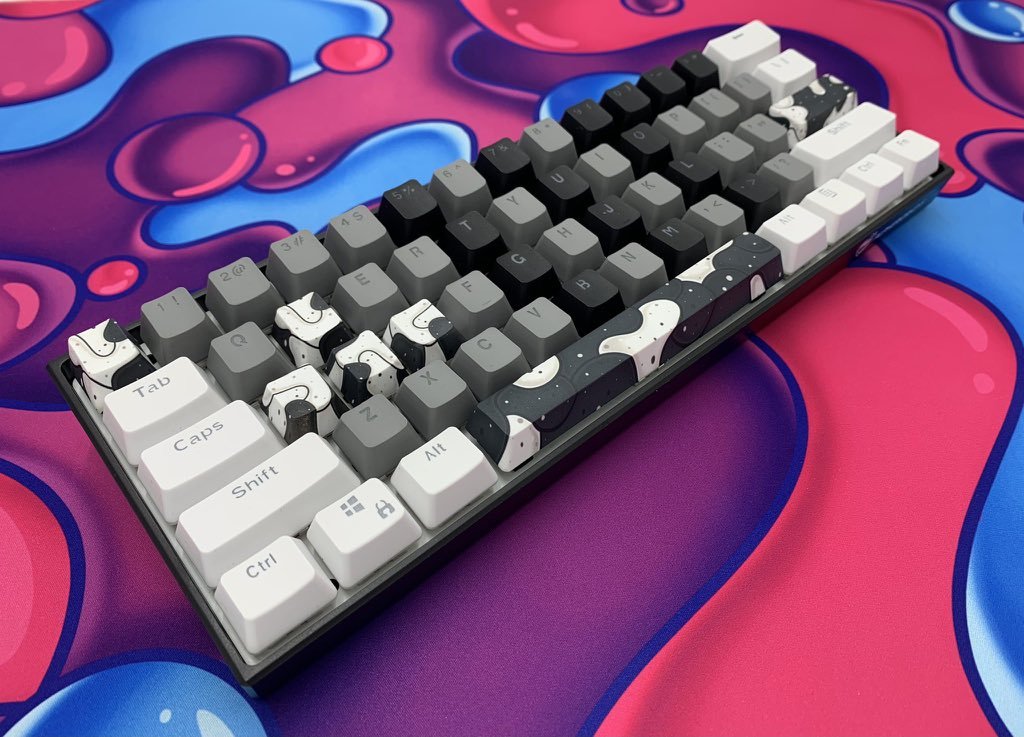 Custom Keycap Bundle White Fusion Alpherior Keys