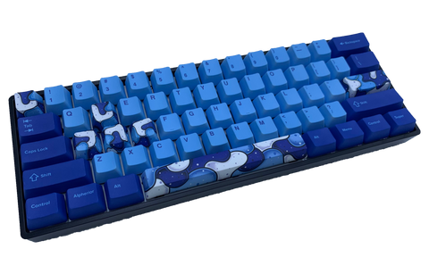 Blue Fusion Keycap Set - Alpherior Keys