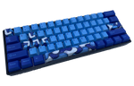 Hayabusa 60% Keyboard - Blue Fusion - Alpherior Keys