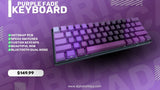 Hayabusa 60% Keyboard - Purple Fade - Alpherior Keys