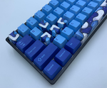 Hayabusa 60% Keyboard - Blue Fusion - Alpherior Keys