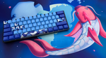 Hayabusa 60% Keyboard - Blue Fusion - Alpherior Keys