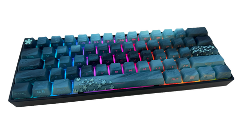 Hayabusa 60% Keyboard - Midnight Sakura