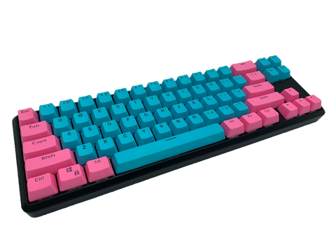 Hotswap 65% Mechanical Keyboard - Cotton Candy V2 - Alpherior Keys