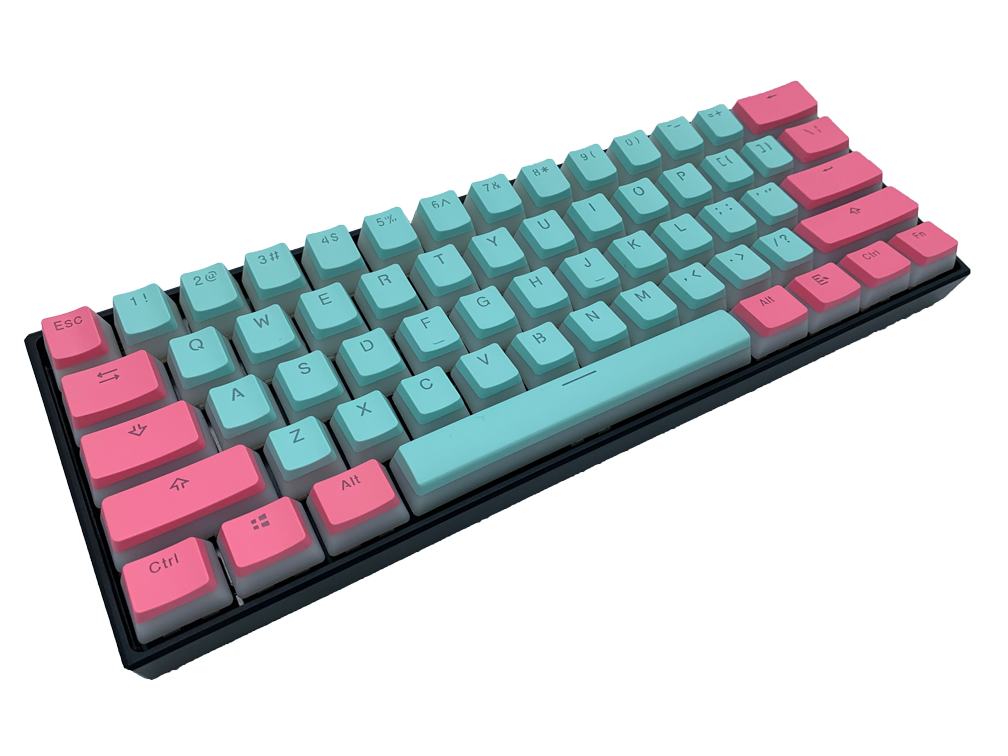 Hayabusa 60% Keyboard - Miami V2 | Alpherior Keys