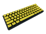 Hayabusa 60% Keyboard - Black & Yellow (Pudding) - Alpherior Keys