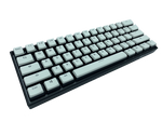 Hayabusa 60% Keyboard - Panda Pudding (White & Black) - Alpherior Keys