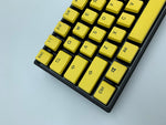 Hayabusa 60% Keyboard - Black & Yellow (Pudding) - Alpherior Keys