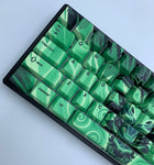 Hayabusa 60% Keyboard - Green Liquid Oni Dragon - Alpherior Keys