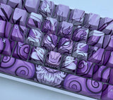 Hayabusa 60% Keyboard - Lavender Oni Dragon