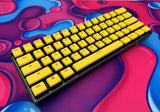Hayabusa 60% Keyboard - Black & Yellow (Pudding) - Alpherior Keys