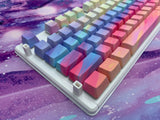 Rainbow Sherbet Keycap Set - Alpherior Keys - Alpherior Keys