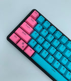 Hotswap 65% Mechanical Keyboard - Cotton Candy V2 - Alpherior Keys