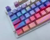 Rainbow Sherbet Keycap Set - Alpherior Keys - Alpherior Keys