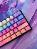 Rainbow Sherbet Keycap Set - Alpherior Keys - Alpherior Keys