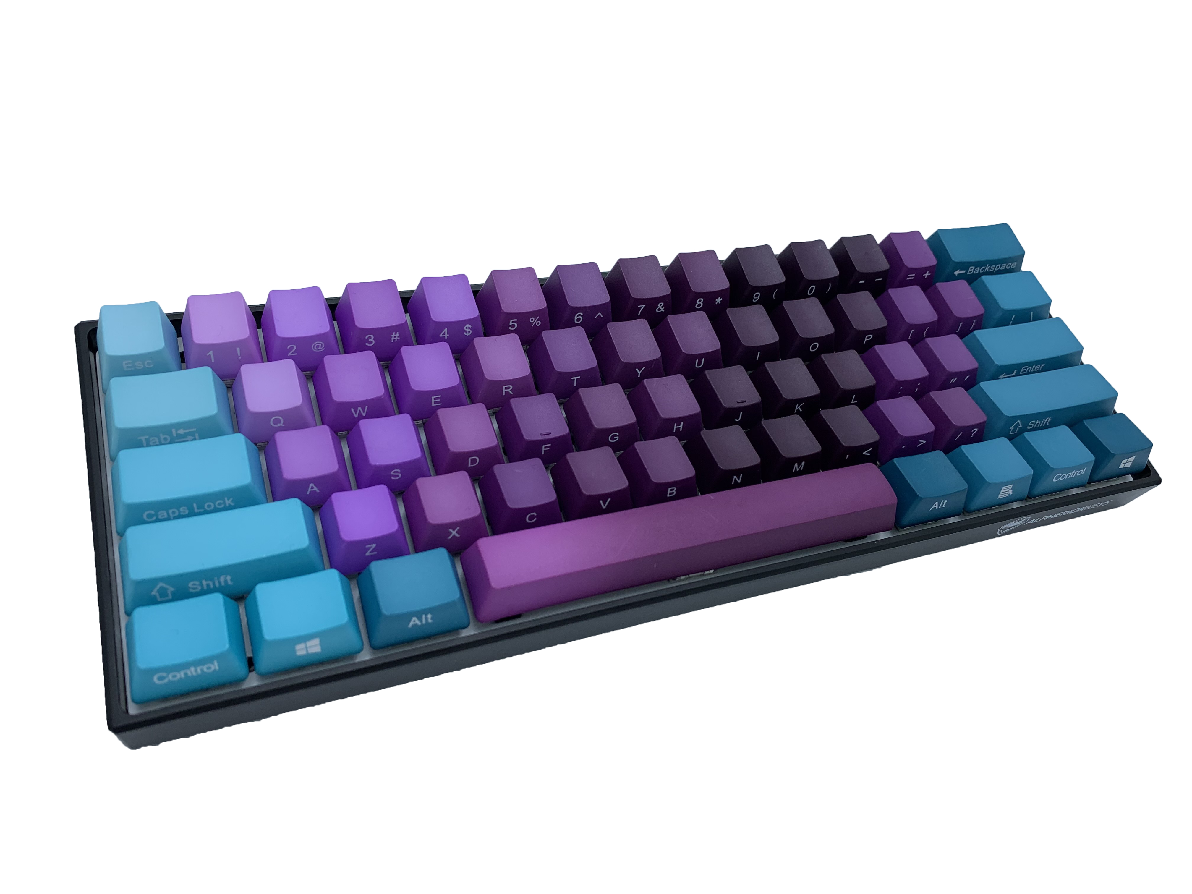 紫音✨魔術の印 銅板 Zornher ZH870 80% Dip-Dye Process (Solid Color Gradient ) Keyboard