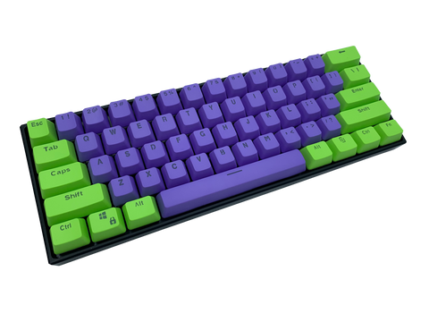 Hayabusa 60% Keyboard - Chernobyl - Alpherior Keys