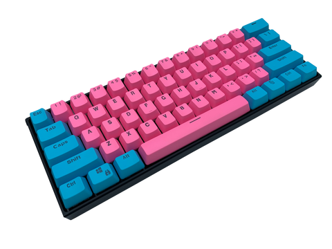 Hayabusa 60% Keyboard - Cotton Candy - Alpherior Keys
