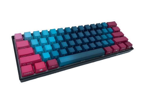 Hayabusa 60% Keyboard - Cotton Candy Fade - Alpherior Keys