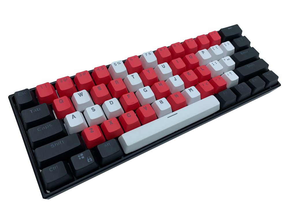 Hayabusa 60% Keyboard - Crimson Strike | Alpherior Keys