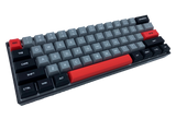 Hayabusa 60% Keyboard - Dark Gummy (SILICONE KEYCAPS) - Alpherior Keys