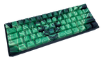 Hayabusa 60% Keyboard - Green Liquid Oni Dragon - Alpherior Keys