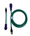 Green & Purple - Aviator Cable - Alpherior Keys