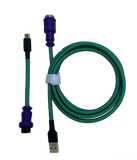 Green & Purple - Aviator Cable - Alpherior Keys