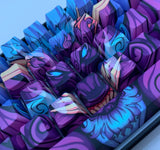 Hayabusa 60% Keyboard - Purple Oni Dragon - Alpherior Keys
