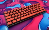 Hayabusa 60% Keyboard - Slayer Pudding (Red & Black) - Alpherior Keys