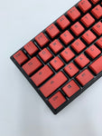 Slayer Pudding Keycap Set (Red & Black) - Alpherior Keys - Alpherior Keys