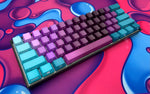 Hayabusa 60% Keyboard - Amethyst Fade - Alpherior Keys