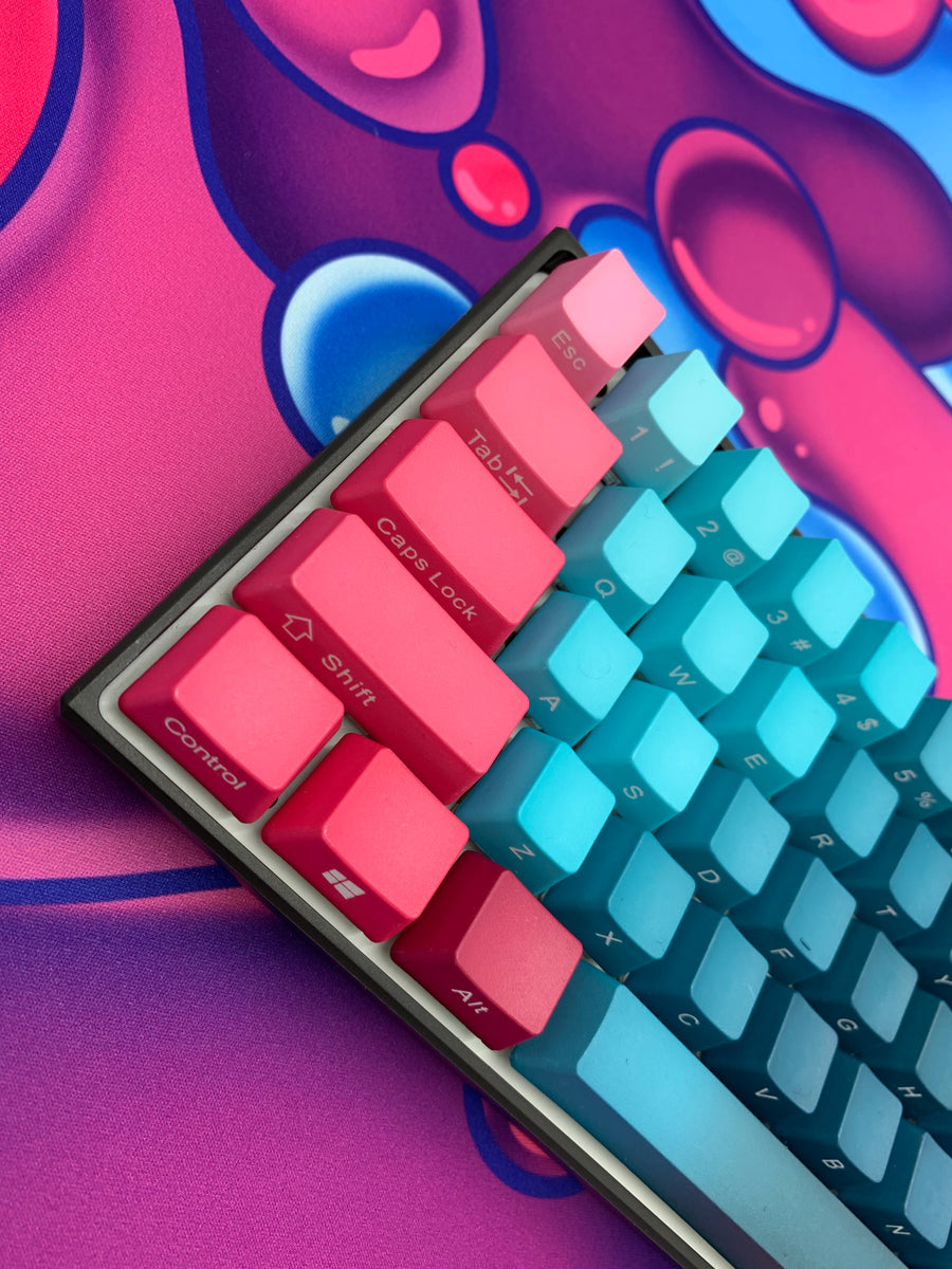Cotton Candy Fade Keycap Set - Alpherior Keycaps