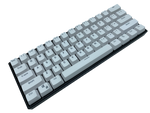 Hayabusa 60% Keyboard - White - Alpherior Keys