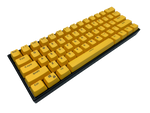 Hayabusa 60% Keyboard - Yellow - Alpherior Keys