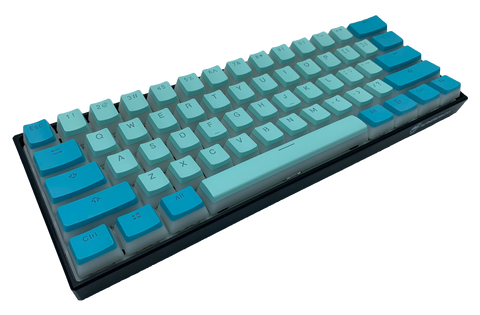 Ice Blue V1 Keycap Set (Blue & Teal Pudding) - Alpherior Keys - Alpherior Keys