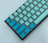 Hayabusa 60% Keyboard - Ice Blue V1 - Alpherior Keys