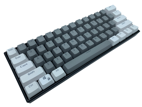 Hayabusa 60% Keyboard - Lone Wolf V2 - Alpherior Keys