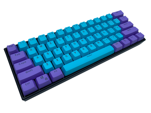 Hayabusa 60% Keyboard - Amethyst V1 - Alpherior Keys