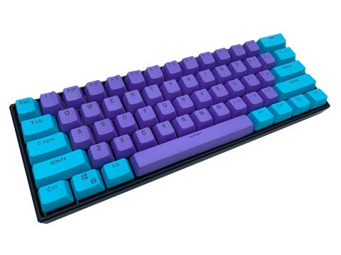 Hayabusa 60% Keyboard - Amethyst V2 - Alpherior Keys