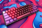 Hayabusa 60% Keyboard - Nebula Fade - Alpherior Keys