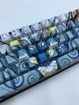 Hayabusa 60% Keyboard - Blue Oni Dragon - Alpherior Keys