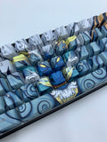 Hayabusa 60% Keyboard - Blue Oni Dragon - Alpherior Keys
