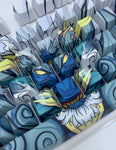 Blue Oni Dragon Keycap Set - Alpherior Keys - Alpherior Keys