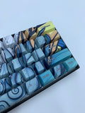 Hayabusa 60% Keyboard - Blue Oni Dragon - Alpherior Keys