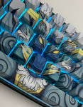 Hayabusa 60% Keyboard - Blue Oni Dragon - Alpherior Keys